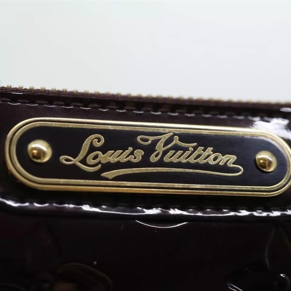 LOUIS VUITTON Vernis Pochette Cles NM Coin Purse Amarante M93557 LV Auth yk11701 - Picture 7 of 11